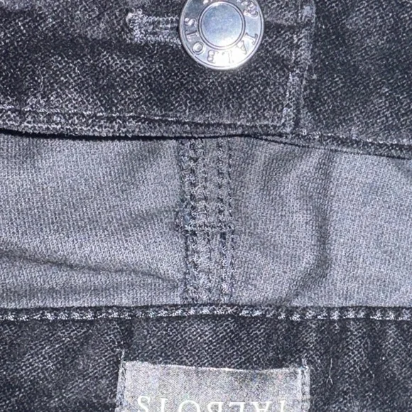 Talbots Black Velvet Pants - Picture 2 of 7